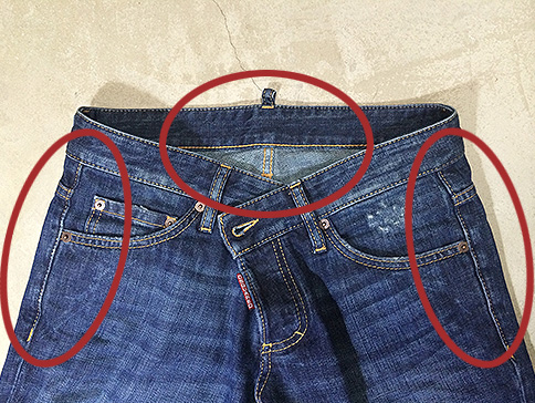お見積り時の撮影　股より上を前面から