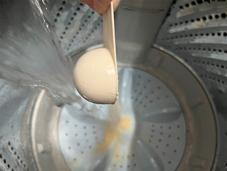 洗剤を入れるタイミングその1